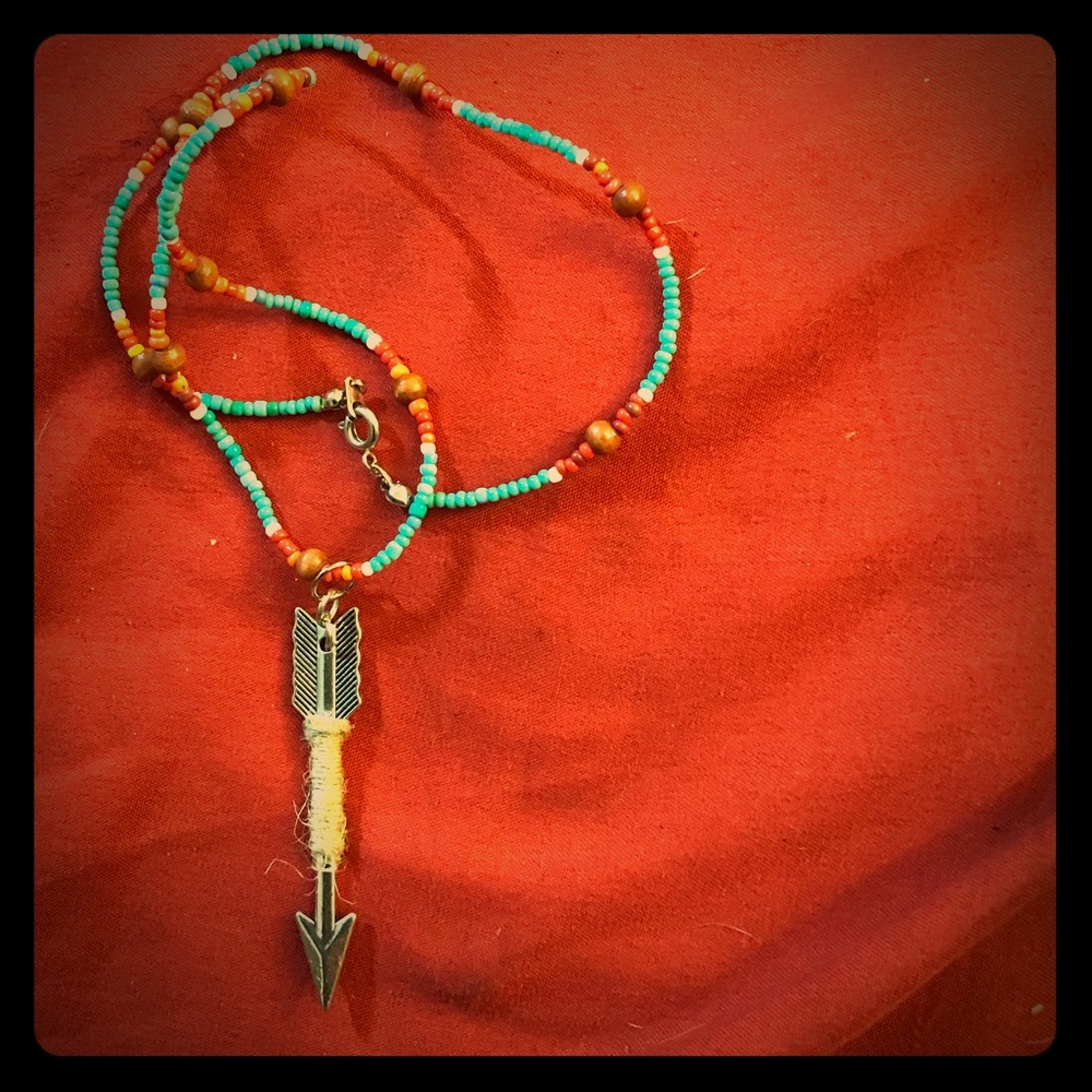 Handmade seed bead necklace